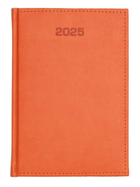 Kalendarz 2025 dzienny A5 Vivella pomarańczowy Kalendarz 2025 dzienny A5 Vivella pomarańczowy