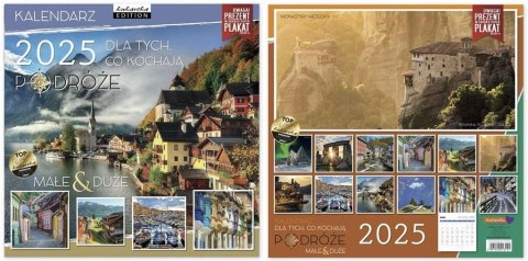 Kalendarz 2025 ścienny Classic Podróże Kalendarz 2025 ścienny Classic Podróże