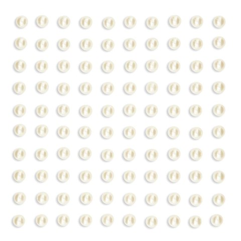 Perły samoprzylepne ivory 5mm 100szt Perły samoprzylepne ivory 5mm 100szt
