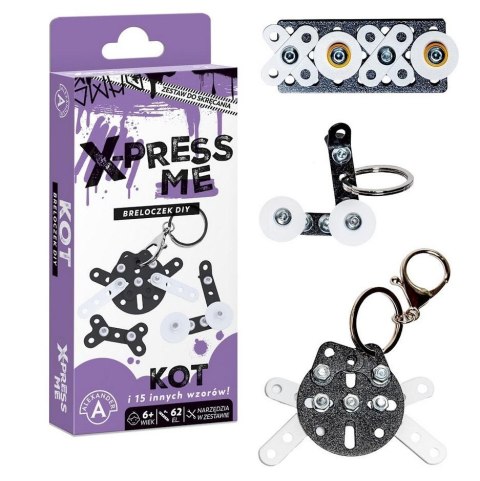 X-press Me brelok DIY kot ALEX X-press Me brelok DIY kot ALEX