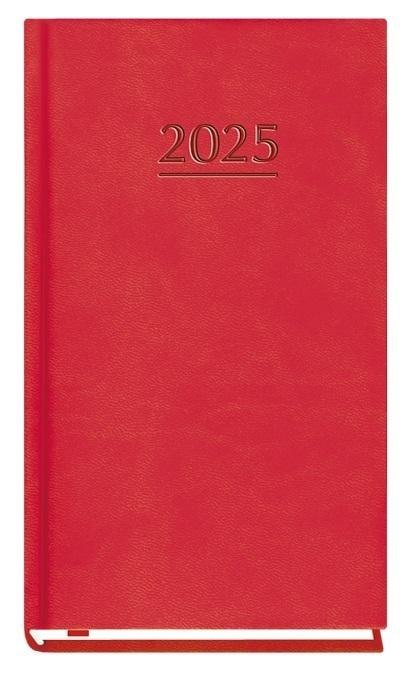 Terminarz 2025 Kieszonkowy czerwony Terminarz 2025 Kieszonkowy czerwony