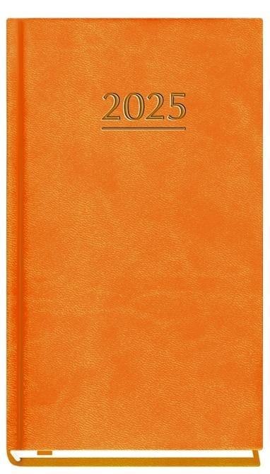 Terminarz 2025 Kieszonkowy pomarańczowy Terminarz 2025 Kieszonkowy pomarańczowy