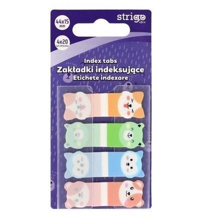 Zakładki indeksujące Misie 44x15mm 80 kartek Zakładki indeksujące Misie 44x15mm 80 kartek