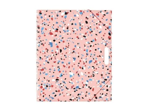 Teczka na rysunki A4 Terrazzo różowa Teczka na rysunki A4 Terrazzo różowa