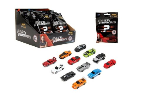 Jada Fast&Furious metalowy pojazd 4cm 12 rodzajów Jada Fast&Furious metalowy pojazd 4cm 12 rodzajów