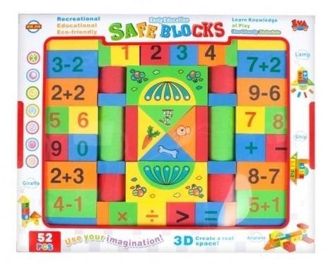 Klocki piankowe 52szt Klocki piankowe 52szt