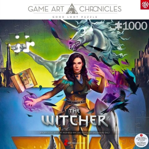 Puzzle 1000 Wiedźmin: Yennefer & Salvador Dali Puzzle 1000 Wiedźmin: Yennefer & Salvador Dali