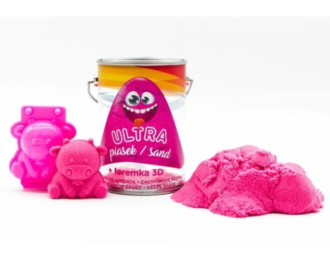 Ultra Piasek 150g różowy + foremka Krówka Ultra Piasek 150g różowy + foremka Krówka