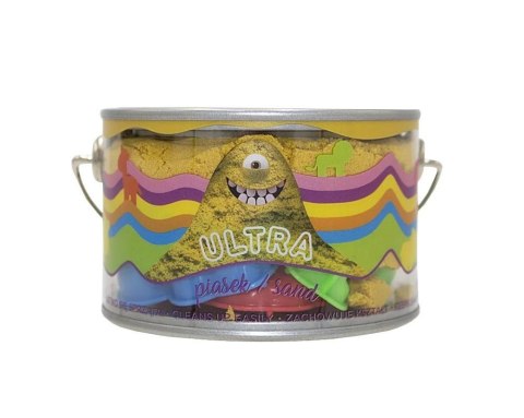 Ultra Piasek 200g żółty + 5 foremek Zwierzak Ultra Piasek 200g żółty + 5 foremek Zwierzak