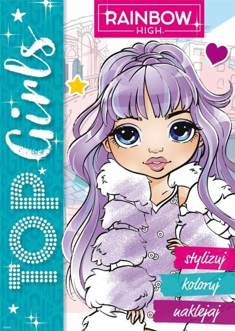 Rainbow High. Top Girls. Stylizuj, koloruj... Rainbow High. Top Girls. Stylizuj, koloruj...