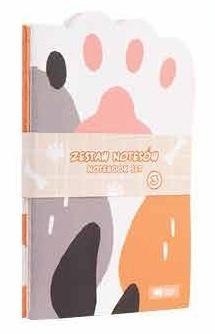 Notes szyty Cat&Dog mix (3szt) HAPPY COLOR Notes szyty Cat&Dog mix (3szt) HAPPY COLOR