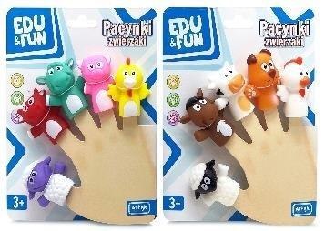 Pacynki Edu&Fun 5szt mix Pacynki Edu&Fun 5szt mix