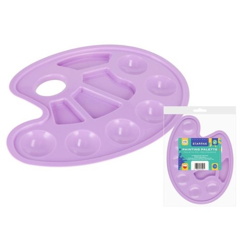 Plastikowa paleta do farb pastel fiolet Plastikowa paleta do farb pastel fiolet