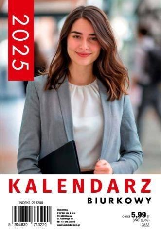 Kalendarz 2025 A5 Biurkowy Kalendarz 2025 A5 Biurkowy