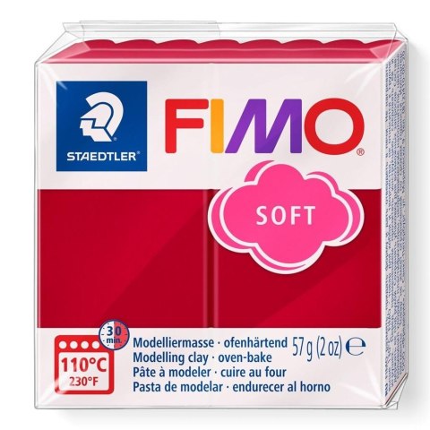 Masa termoutwardzalna Fimo 57g karminowy Masa termoutwardzalna Fimo 57g karminowy