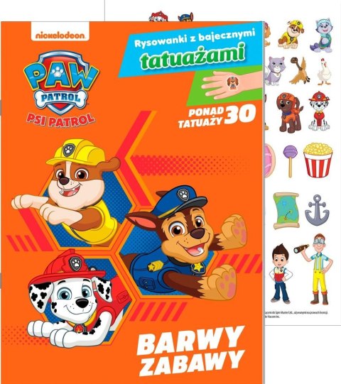 Psi Patrol. Rysowanki z bajecznymi tatuażami cz.2 Psi Patrol. Rysowanki z bajecznymi tatuażami cz.2