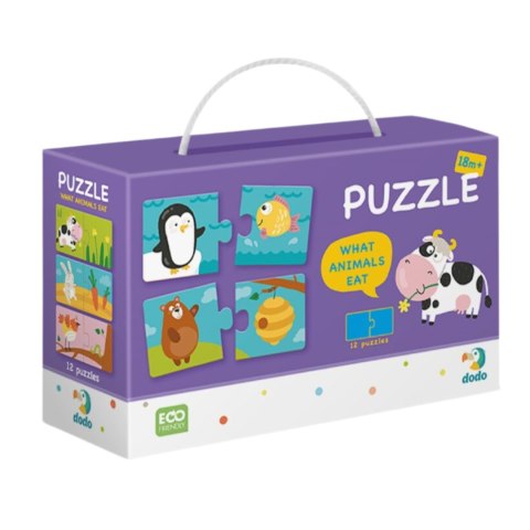 Puzzle Duo Co Jedza Zwierzeta 0118 Puzzle Duo Co Jedza Zwierzeta 0118