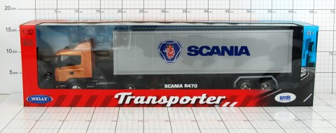 WELLY TRUCK Z PRZYCZ.1:32 SCANIA 12470 WELLY TRUCK Z PRZYCZ.1:32 SCANIA 12470