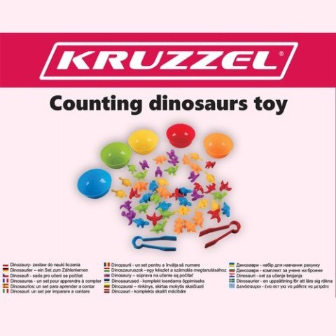 Dinozaury- zestaw do nauki liczenia 22496