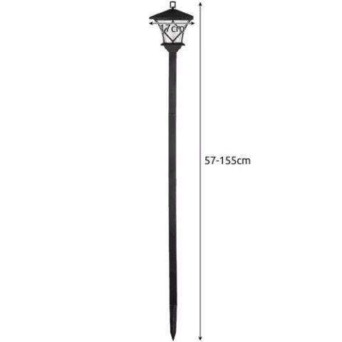 Lampa ogrodowa solarna- latarnia Gardlov 23548