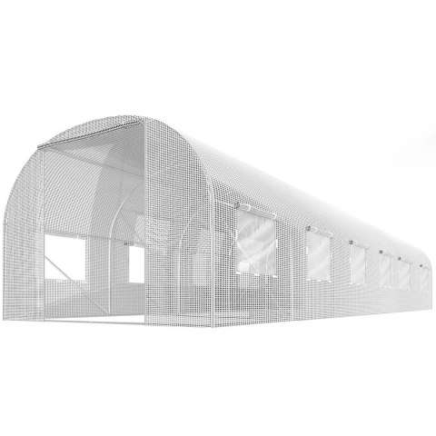 Tunel ogrodowy 3 x 6 m (18m2) biały Plonos Tunel ogrodowy 3 x 6 m (18m2) biały Plonos