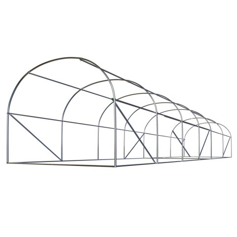 Tunel ogrodowy 3 x 6 m (18m2) biały Plonos Tunel ogrodowy 3 x 6 m (18m2) biały Plonos