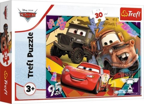 Puzzle 30 TREFL Cars - Rozpędzone samochody Puzzle 30 TREFL Cars - Rozpędzone samochody