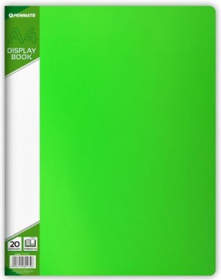 Album ofertowy PENMATE A4 PP-120, 20 koszulek, zielony