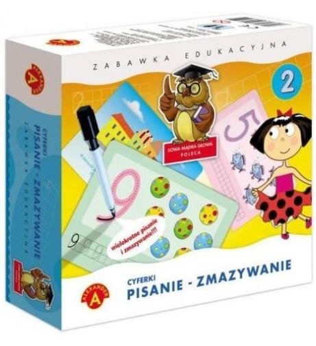CYFERKI PISANIE - ZMAZYWANIE 2 CYFERKI PISANIE - ZMAZYWANIE 2