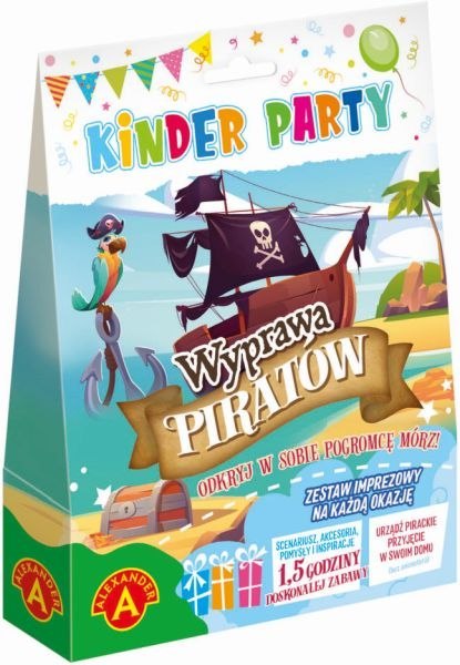 Imprezowy zestaw kreatywny ALEXANDEER Wyprawa piratów Imprezowy zestaw kreatywny ALEXANDEER Wyprawa piratów