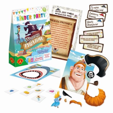 Imprezowy zestaw kreatywny ALEXANDEER Wyprawa piratów Imprezowy zestaw kreatywny ALEXANDEER Wyprawa piratów
