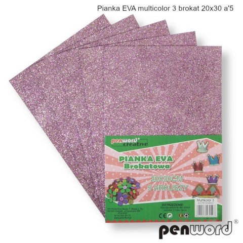 PIANKA EVA MULTICOLOR .3 BROKAT 20X30 a5 PIANKA EVA MULTICOLOR .3 BROKAT 20X30 a5