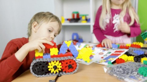 Gearphun Koła zębate i łańcuchy 200 el. - Klocki konstrukcyjne Gearphun Koła zębate i łańcuchy 200 el. - Klocki konstrukcyjne