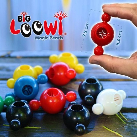 Klocki konstrukcyjne Big Loowi kulki 44 elementy - zestaw 3+