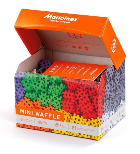 Klocki konstrukcyjne Mini Waffle 500 el. - Marioinex 4+