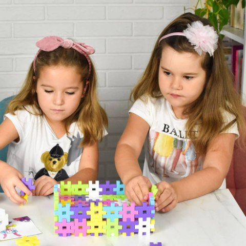 Klocki Meli Maxi Pink 100 elementów - konstrukcyjne 1+