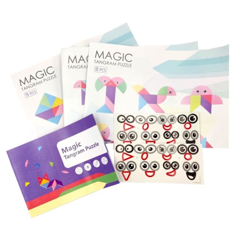 Klocki Magnetyczny Tangram - Magic Tangram 100el. Klocki Magnetyczny Tangram - Magic Tangram 100el.