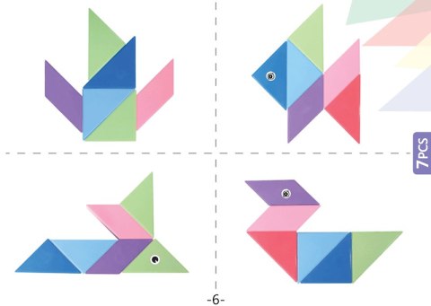 Klocki Magnetyczny Tangram - Magic Tangram 100el. Klocki Magnetyczny Tangram - Magic Tangram 100el.