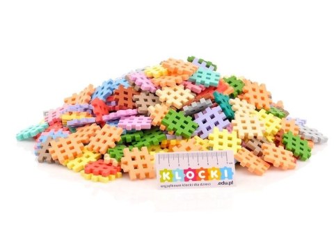 Klocki waflowe Mini Waffle Pastel 500 el. - Marioinex 4+