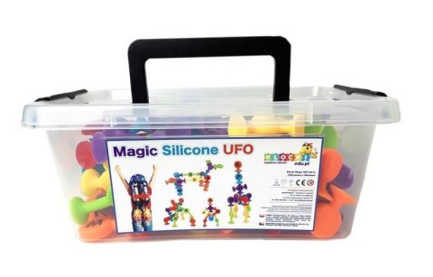 Klocki silikonowe UFO 80 el. Klocki silikonowe UFO 80 el.