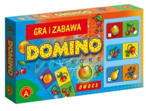 Domino obrazkowe Owoce ALEX Domino obrazkowe Owoce ALEX
