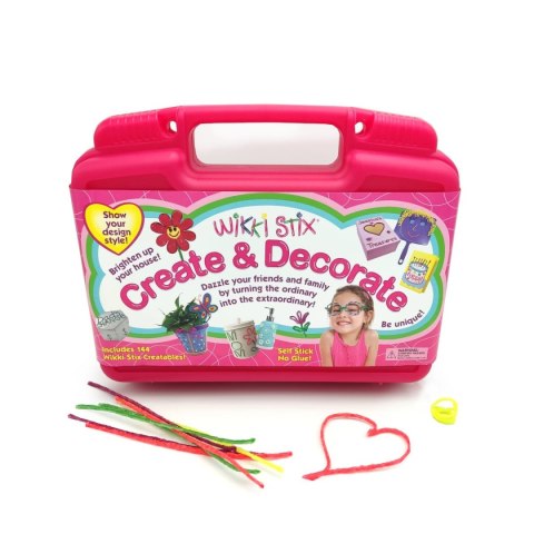 Kreatywne sznureczki Wikki Stix - duży kreatywny zestaw - pink XL Kreatywne sznureczki Wikki Stix - duży kreatywny zestaw - pink XL