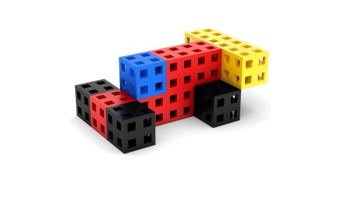 Zestaw klocków konstrukcyjnych - Meli Cube 50 el.
