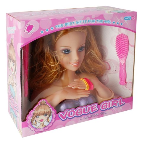 Głowa do stylizacji z akcesoriami MEGA CREATIVE 523364 Głowa do stylizacji z akcesoriami MEGA CREATIVE 523364