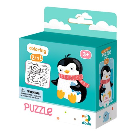 Puzzle Kolorowanka Pingwin 300122