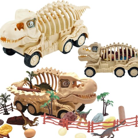 ZESTAW SZKIELET DINOZAURA TRANSPORTER FIGURKI DINOZAURÓW SKAŁY JAJA ZAGRODA ZESTAW SZKIELET DINOZAURA TRANSPORTER FIGURKI DINOZAURÓW SKAŁY JAJA ZAGRODA