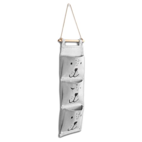 Organizer wiszący na zabawki NK-403 Nukido - szary Organizer wiszący na zabawki NK-403 Nukido - szary