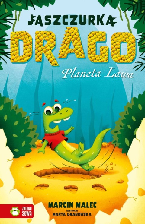 Jaszczurka Drago. Planeta Lawa Jaszczurka Drago. Planeta Lawa