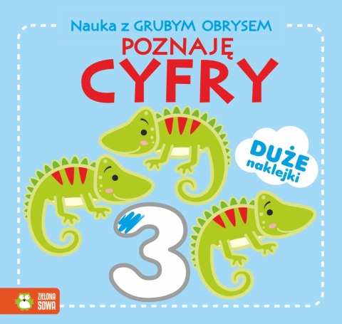 Nauka z grubym obrysem. Poznaję cyfry Nauka z grubym obrysem. Poznaję cyfry