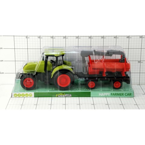 TRAKTOR Z PRZYCZEPĄ POD KLOSZEM TRAKTOR Z PRZYCZEPĄ POD KLOSZEM